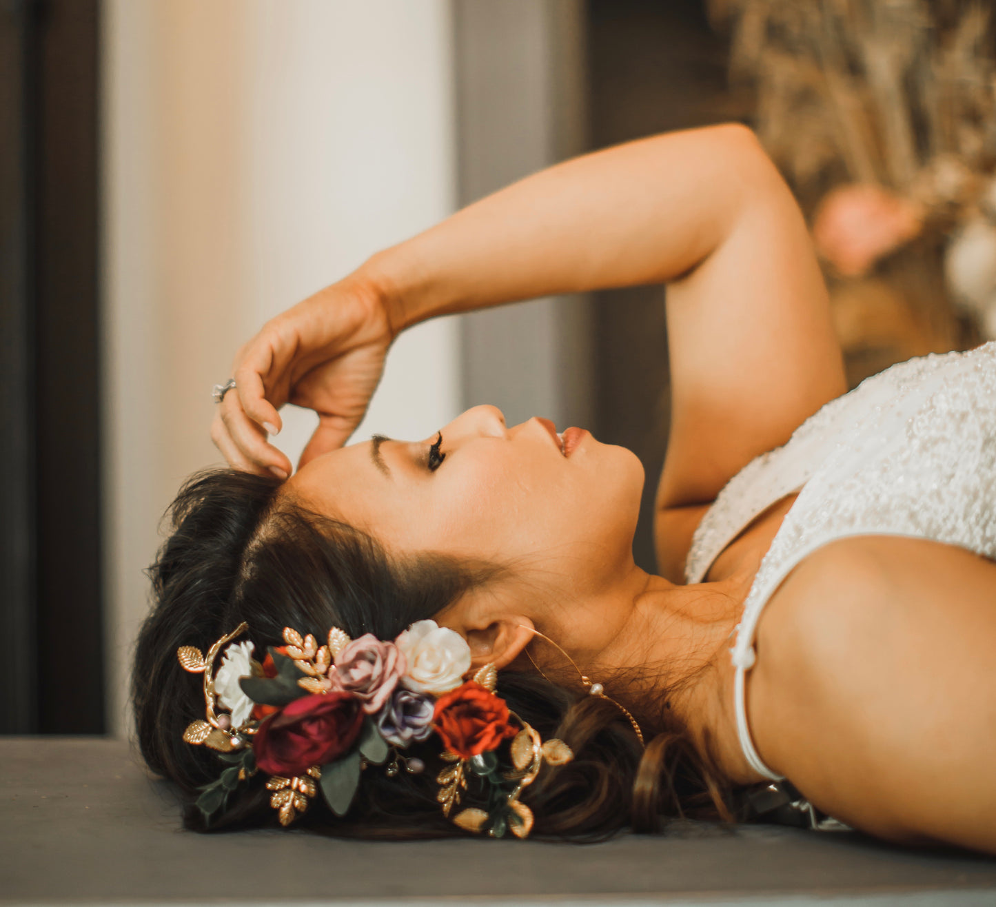 Floral Hair Comb