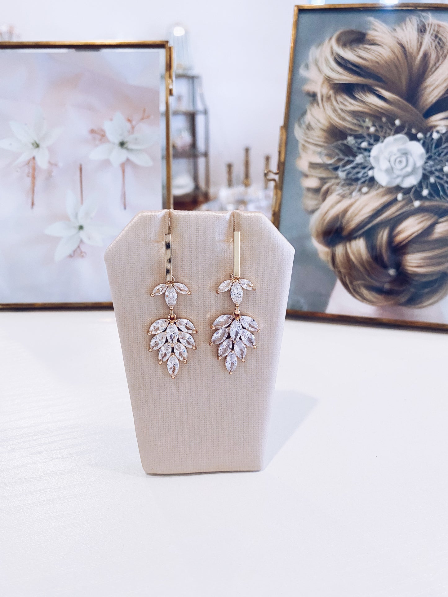 Cluster Chandelier Earrings