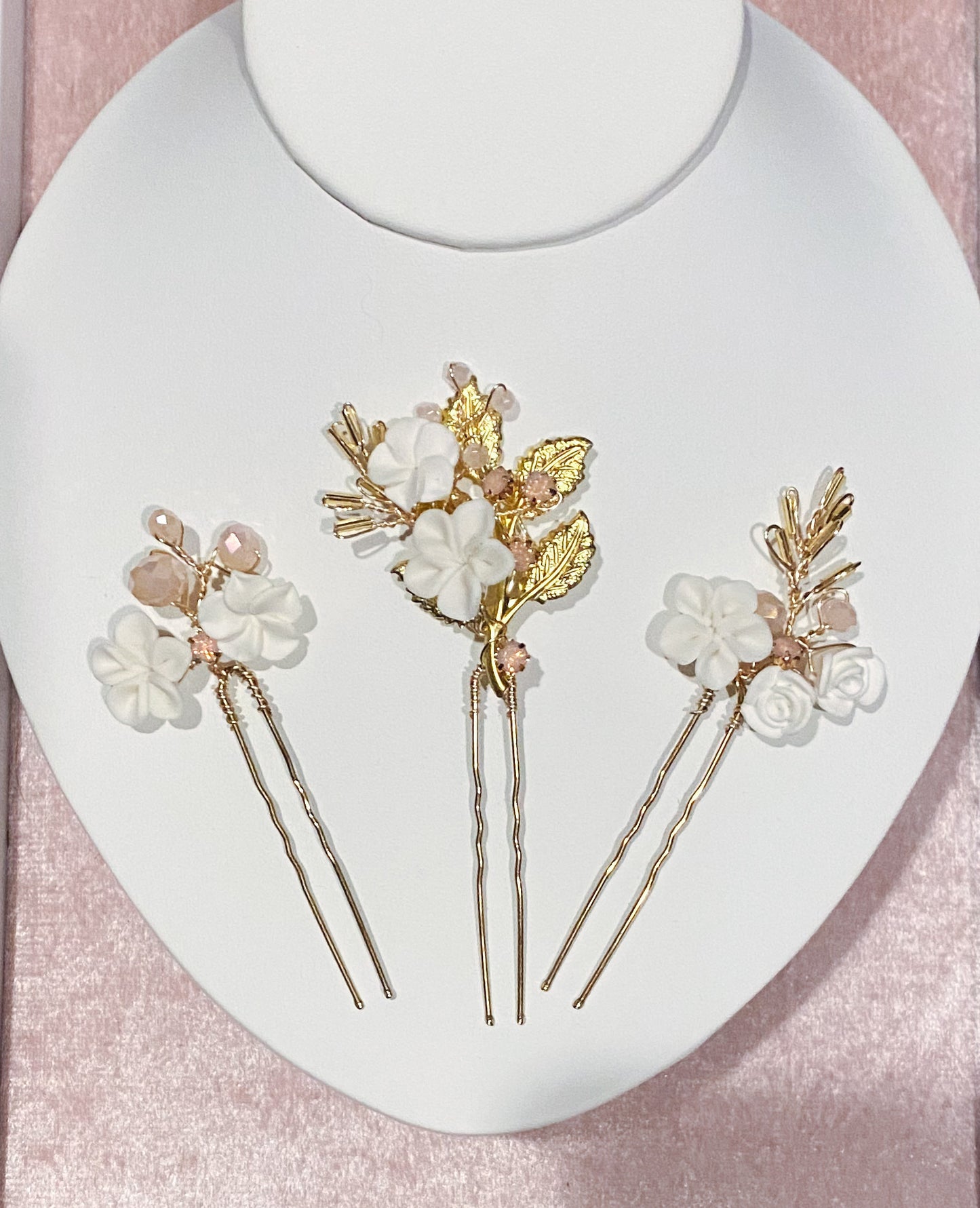 Something Pink Floral Pins