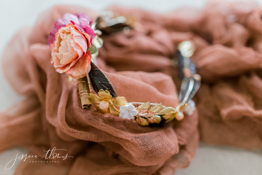 Fall Floral Halo