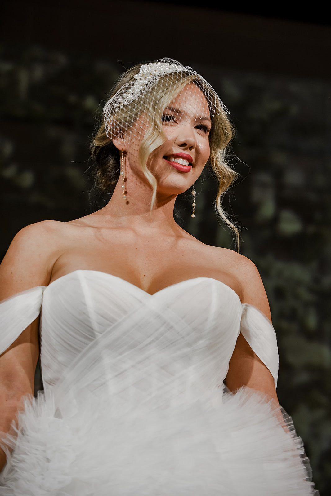 Tri Pearl Drops in Gold