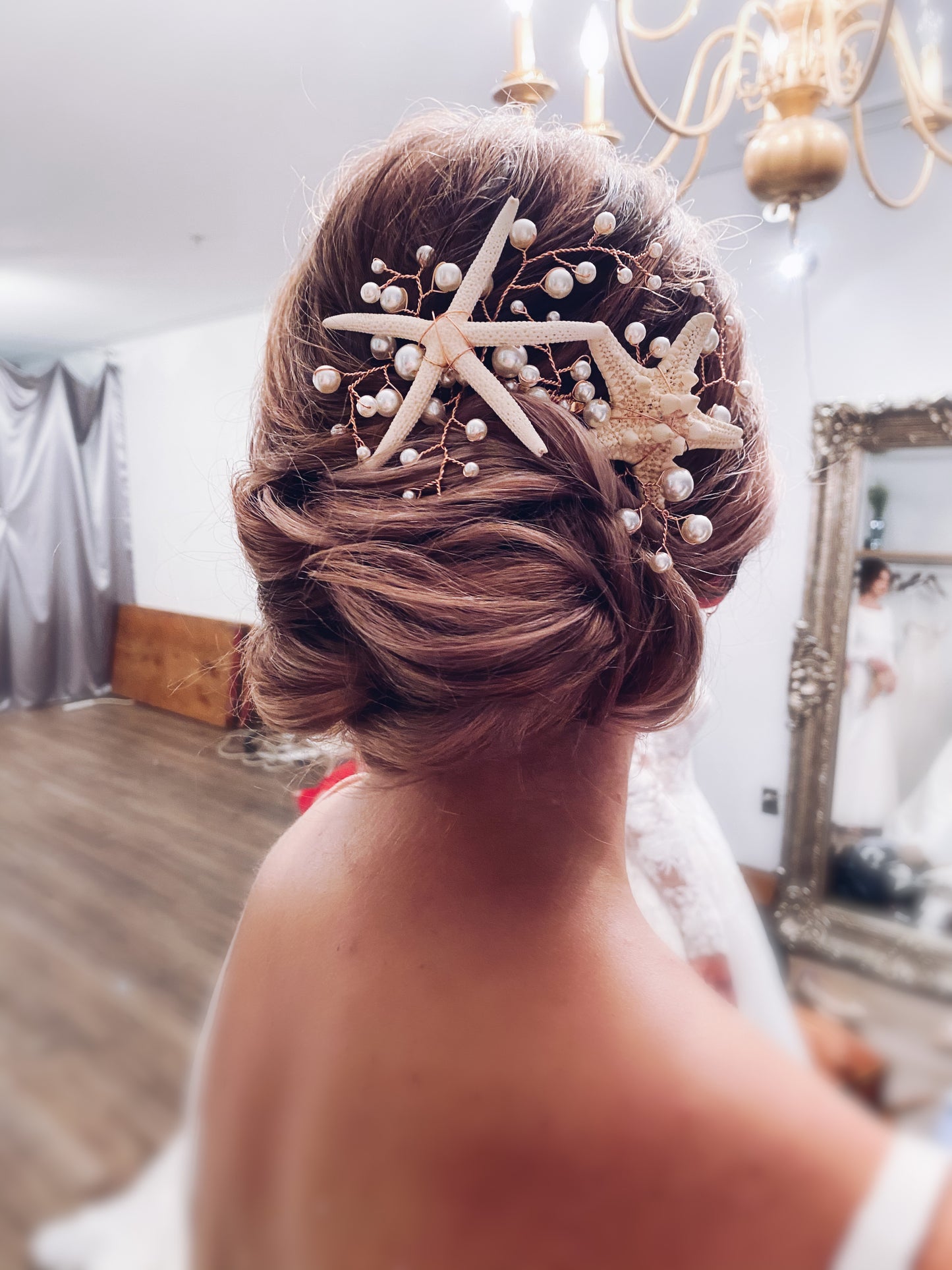 Blush Starfish Comb