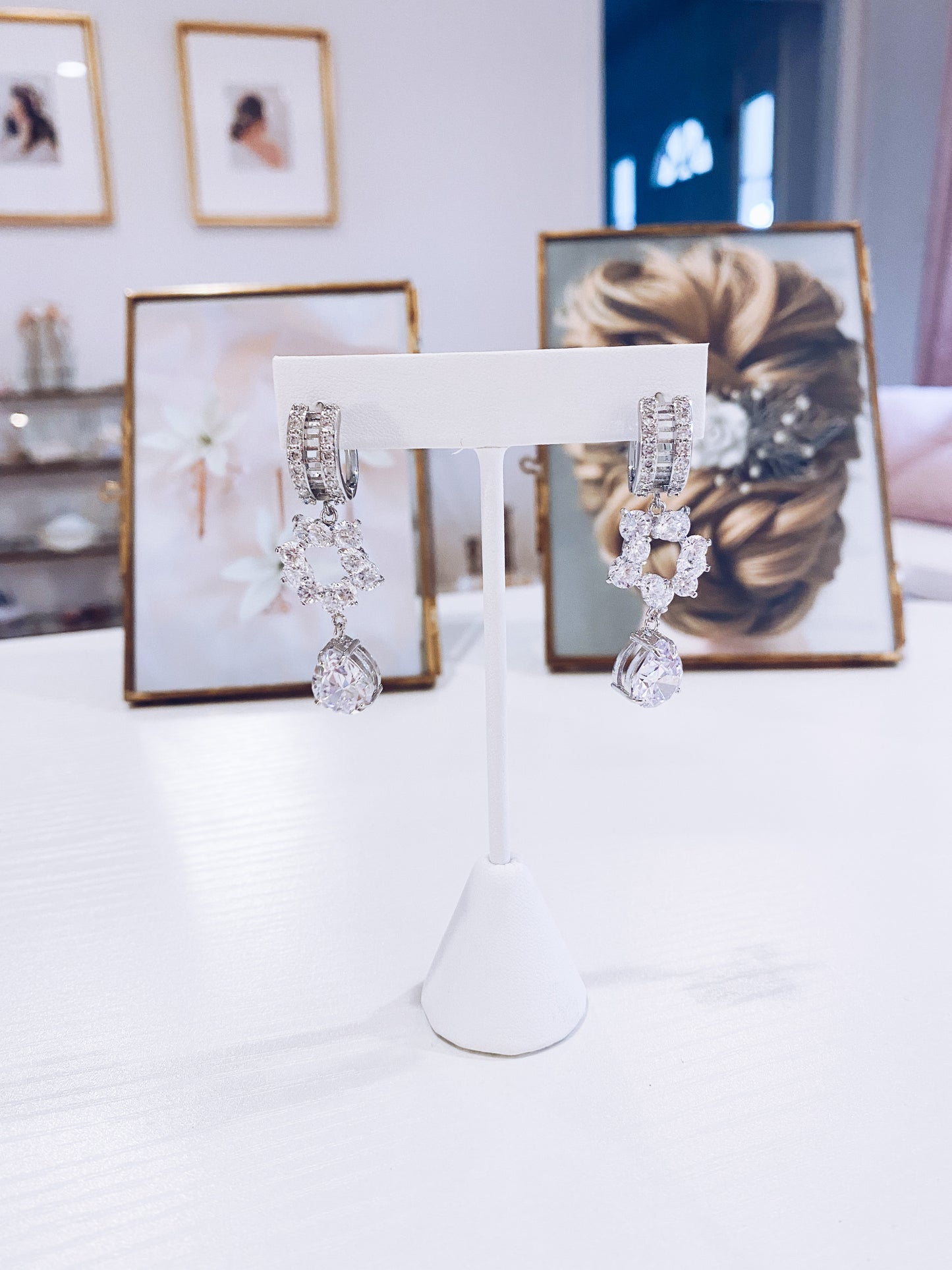 Silver Wreath Earrings