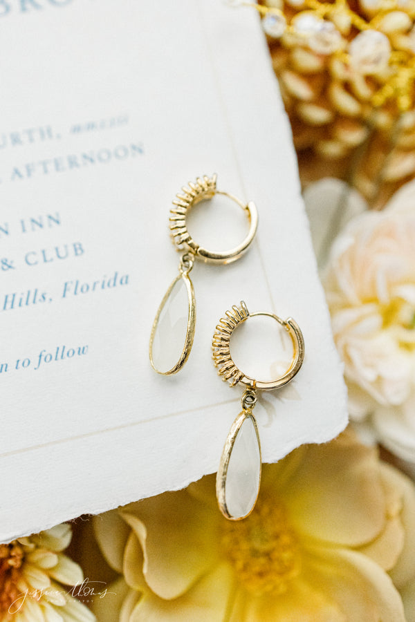Ivory Drop Earrings