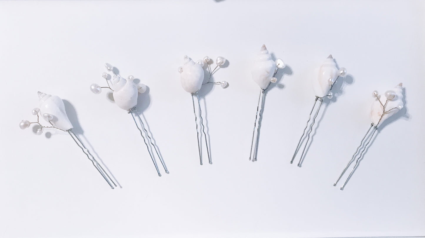 The Seashell Six Pin Set