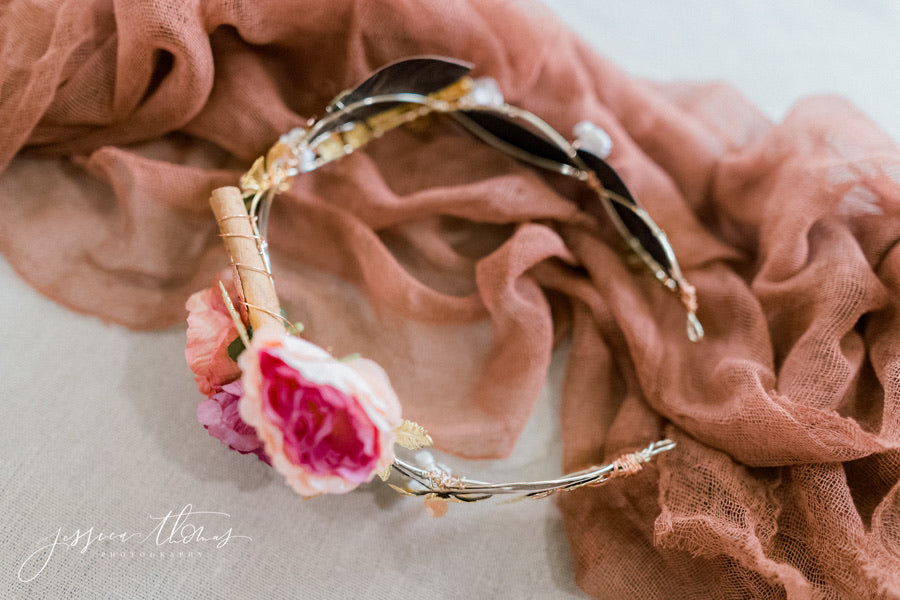 Fall Floral Halo