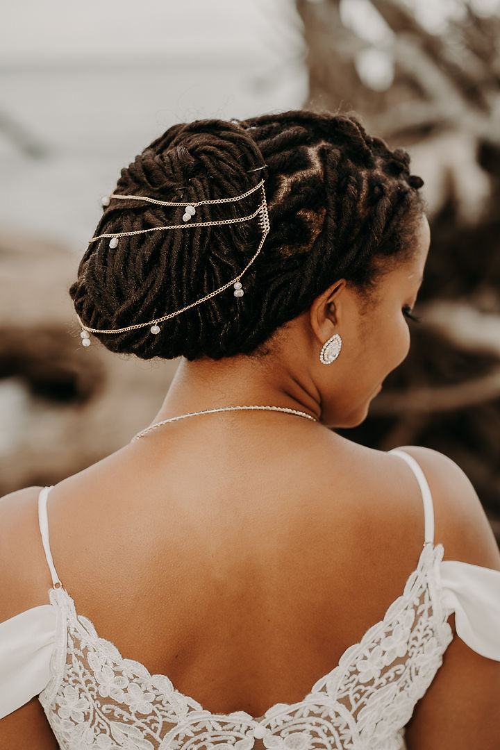 Gold Fringe Double Comb