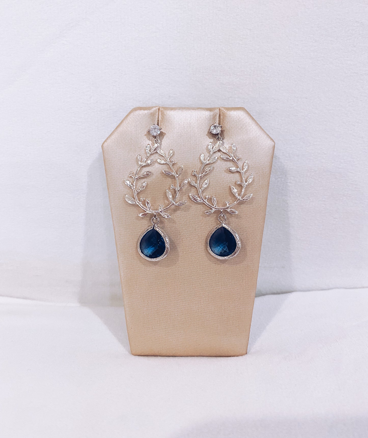 Something Blue Vine Earrings
