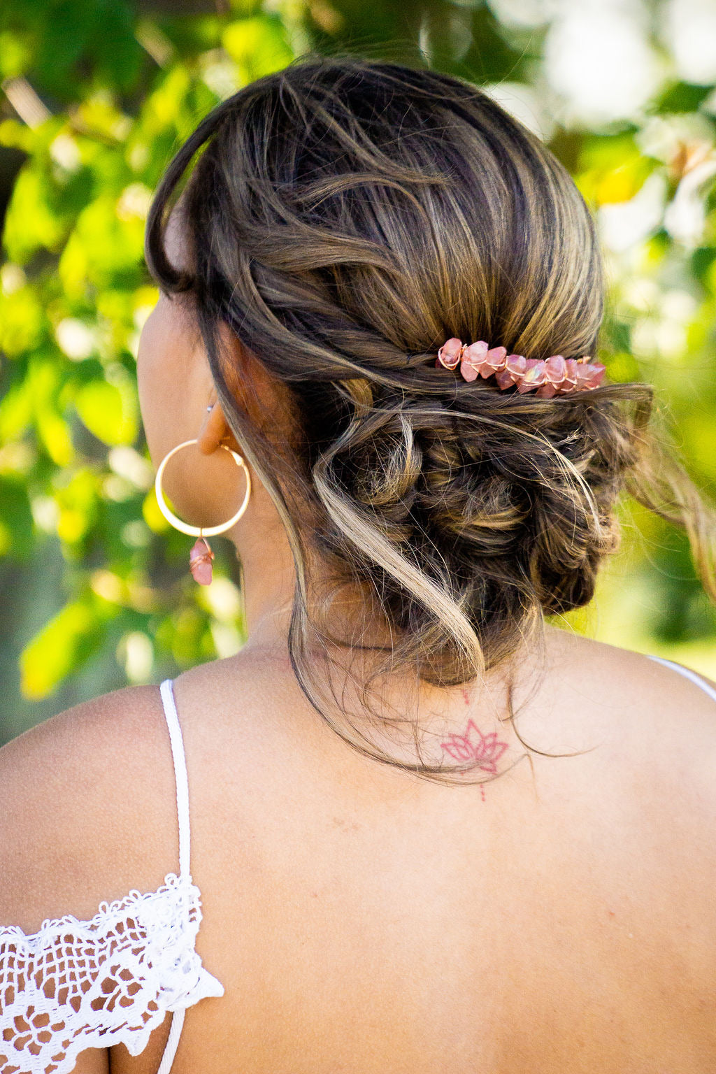 Blush Quartz Comb