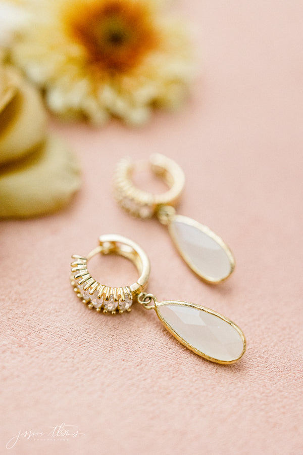 Ivory Drop Earrings
