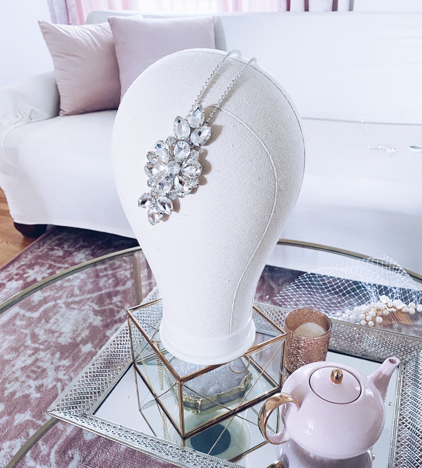 Custom Simple Bridal Headband