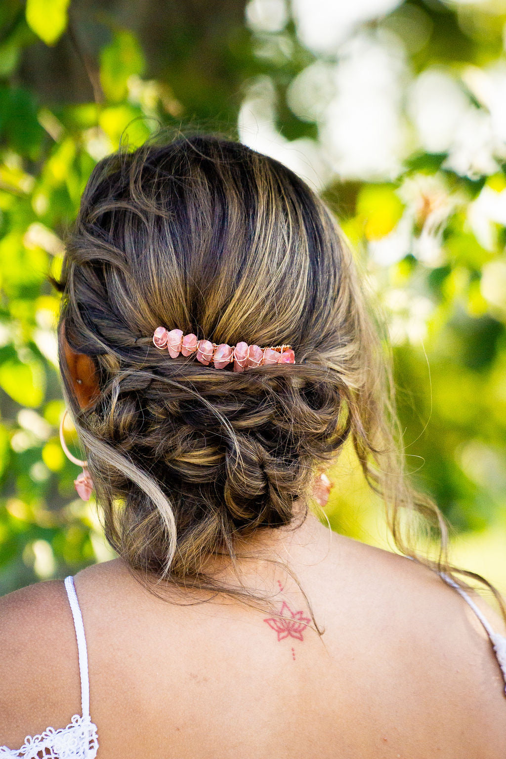 Blush Quartz Comb