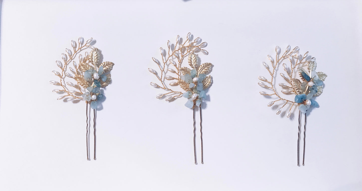 3 Custom Hair Pins
