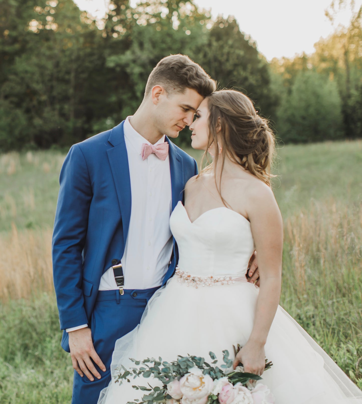 Rose Gold Bridal Sash