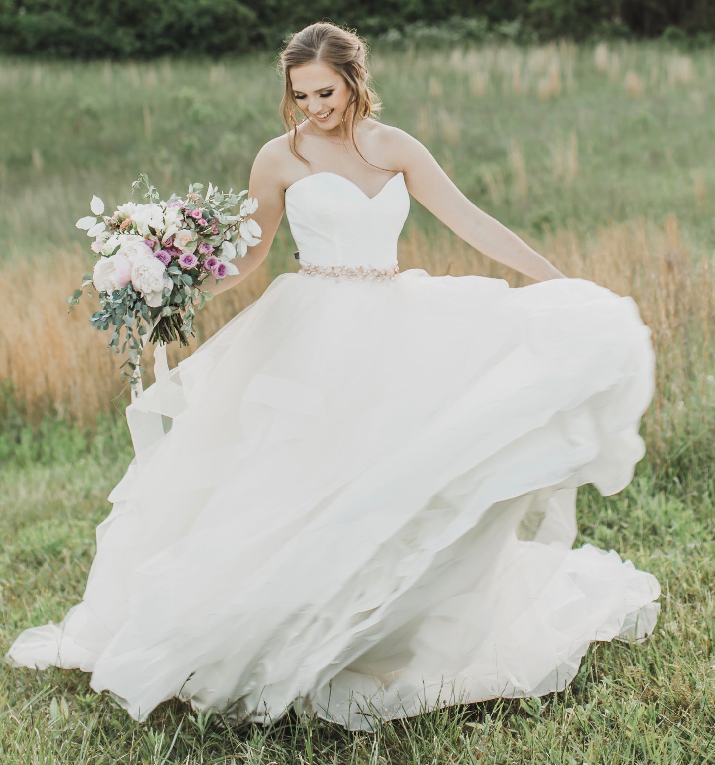 Rose Gold Bridal Sash