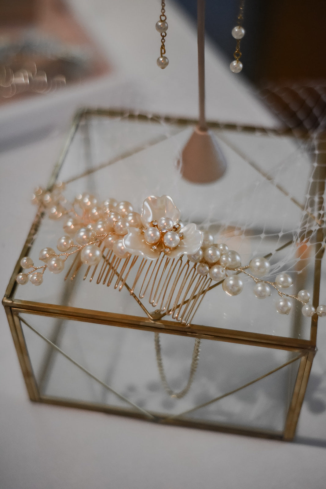Gold Pearl Bird Cage