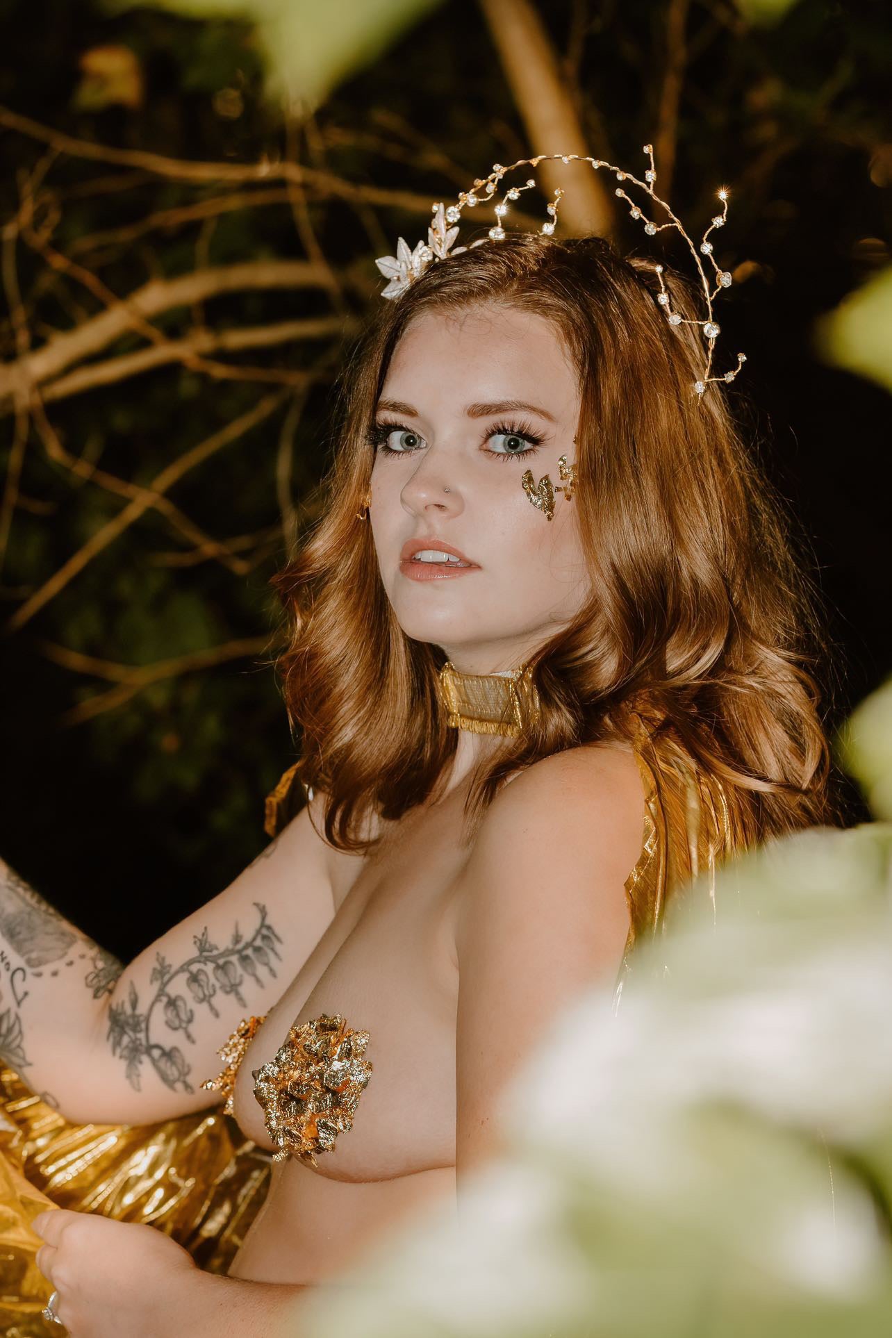 Golden Goddess Double Halo